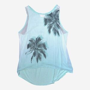 Vince Camuto Sleeveless Tank Blouse with Palms